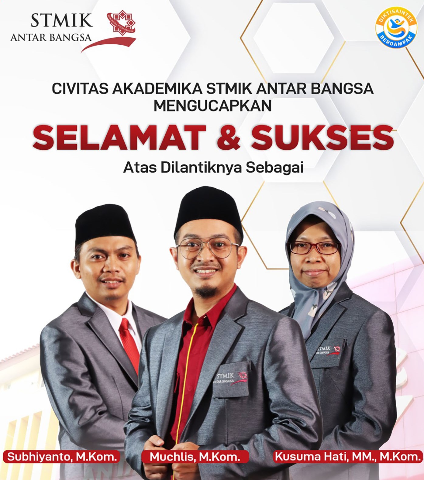 Serah Terima Amanah (SERTINAH) STMIK Antar Bangsa
